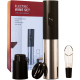 Set desfacator sticle de vin, tirbuson electric, taietor folie, aerator si turnator, 22.7 x 4.5 CM
